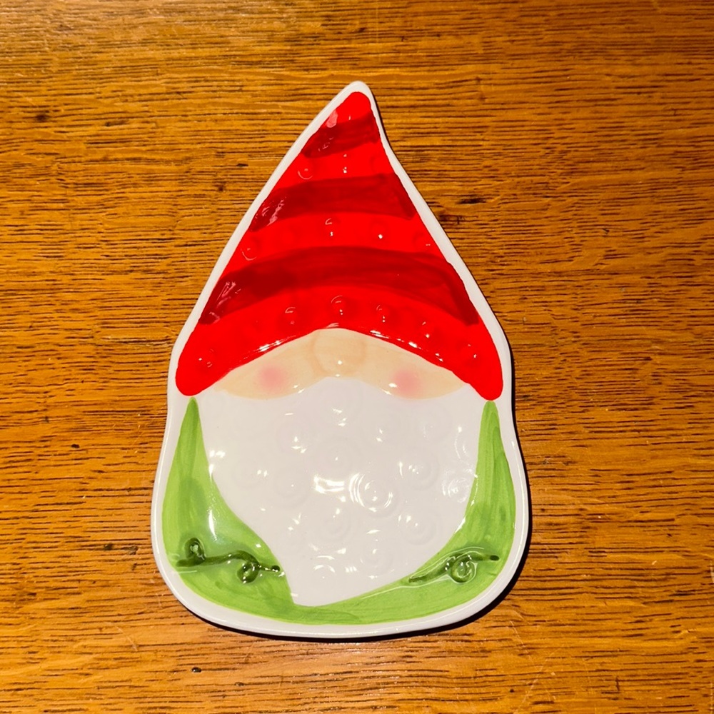 Young’s Inc 91552 Christmas Gnome Spoon Rest